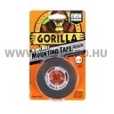 Gorilla Heavy Duty Mounting Tape kétoldalú, fekete ragasztószalag 25,4mm x 1,52m