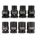 Makita dugókulcs készlet 9 részes 1/2" CR-MO, 1/4" adapterrel