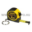 Stanley FatMax kulcstartós mérőszalag 2m