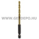 Makita 1/4" hatlap befogású HSS-Titánium fémfúró 4,2x95mm