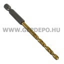 Makita 1/4" hatlap befogású HSS-Titánium fémfúró 4,2x95mm