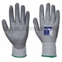 Portwest A620 PU tenyérmártott LR vágásbiztos kesztyű, szürke - 2/A vágási szint - L/9