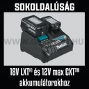 Makita DC18RE CXT/LXT akkumulátor gyorstöltő 10,8V-18V