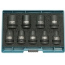 Makita gépi dugókulcs készlet 9 részes 1/2"