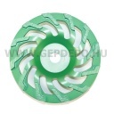 Diatech CCW-STD csiszolótányér 180mm zöld