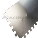 Neo acél simító, fogazott, 1,0x1,0mm rozsdamentes 270mm