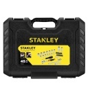 Stanley 3/8" dugókulcs készlet 5 fokonkénti fogazással, 45 részes