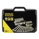 Stanley 1/4" és 1/2" szerszám készlet 49 részes
