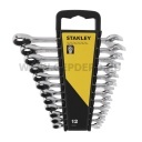Stanley racsnis csillag-villáskulcs készlet 12 részes