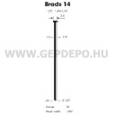 Omer B14/45 tűszeg 2500db
