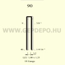 Omer 90/35 tűzőkapocs 5000db