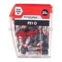 Milwaukee Shockwave Impact Duty pozidriv bit PZ1x25 mm - 25 db