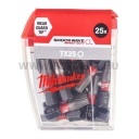 Milwaukee Shockwave Impact Duty torx bit T25x25 mm - 25 db