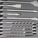 Makita 17db-os SDS-Plus fúró-vésőkészlet ALU dobozban
