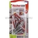 Fischer DUOPOWER műanyag dübel csavarral 6X30 S K
