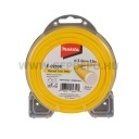 Makita kerek damil, sárga, 3.0mm x 15m