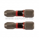 Makita impact PREMIER torziós csavarbehajtó bit PH3 25mm 2db