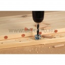 Wolfcraft 4db tipli lyukjelölő 10mm