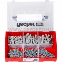 Fischer FIXtainer SX+csavar 210 részes