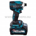 Makita TD001GM201 akkus ütvecsavarbehajtó MakPac kofferban 40V max XGT