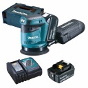 Makita DBO180ZJ excentercsiszoló géptest MAKPAC kofferben (használt-garanciális)