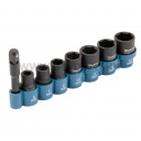 Makita gépi dugókulcs készlet 8 részes 1/4" CR-MO, bit adapterrel