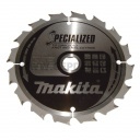 Makita Specialized körfűrészlap szög, csomósfa 165mm f:20 Z16
