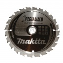 Makita Specialized körfűrészlap szög, csomósfa 165mm f:20 Z24