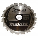 Makita Specialized körfűrészlap szög, csomósfa 185mm f:30 Z20