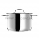 Fiskars All Steel lábas, 5 L, fedővel, rozsdamentes acél