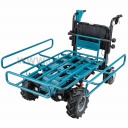 Makita DCU604Z akkus anyagmozgató talicska rács felépítménnyel 300 kg 2x18V LXT BL XPT
