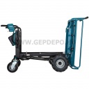 Makita DCU604Z akkus anyagmozgató talicska rács felépítménnyel 300 kg 2x18V LXT BL XPT