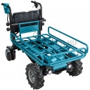 Makita DCU604Z akkus anyagmozgató talicska rács felépítménnyel 300 kg 2x18V LXT BL XPT