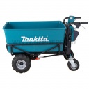 Makita DCU605Z akkus anyagmozgató talicska tartály felépítménnyel 300 kg 2x18V LXT BL XPT