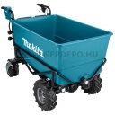 Makita DCU605Z akkus anyagmozgató talicska tartály felépítménnyel 300 kg 2x18V LXT BL XPT