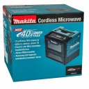 Makita MW001GZ akkus mikrohullámú sütő 350/500 W, 8 L 40V max XGT