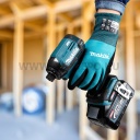 Makita vágásbiztos munkakesztyű nitril bevonattal - 1/A vágási szint - XL/10