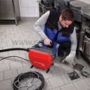 Rothenberger R600 csőtisztító gép spirál-/szerszámkészlettel 16-22 mm