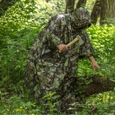Neo Outdoor terepszínű esőköpeny 3 az 1-ben: poncsó, matrac, ponyva, oldalsó rögzítőkkel - XXL