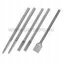 Makita SDS-MAX önélezős véső csomag (2 spicc+2 lapos+1 széles)