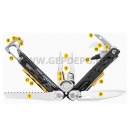 Leatherman Signal multiszerszám, fekete és ezüst