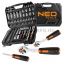 Neo Dugókulcs készlet 1/2" 1/4"  CrV 110 részes