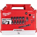 Milwaukee 1/2" SHOCKWAVE™ IMPACT DUTY dugókulcs rövid készlet (13 részes)