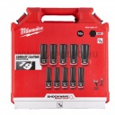 Milwaukee 1/2" SHOCKWAVE™ IMPACT DUTY dugókulcs hosszú készlet (10 részes)