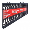 Milwaukee MAX BITE™ racsnis csillag-villáskulcs készlet, 15 darabos