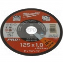 Milwaukee Vágókorong fémhez 125X1 Egyenes SC41 PRO+