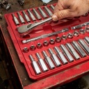 Milwaukee 3/8" Racsnis dugókulcs készlet metrikus és colos méret (56 részes)