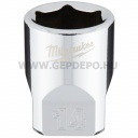 Milwaukee 1/4" Dugókulcsbetét rövid, 14 mm