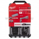 Milwaukee "3/8˝ racsnis dugókulcs készlet metrikus (32 részes) PACKOUT™ keskeny rendszerezőben