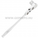 Milwaukee 1/4" Racsnis csuklós hajtókar hosszított, 228,6 mm